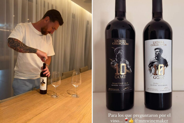 Lionel Messi descorchó un vino con su cara: cómo conseguirlo y cuánto cuesta