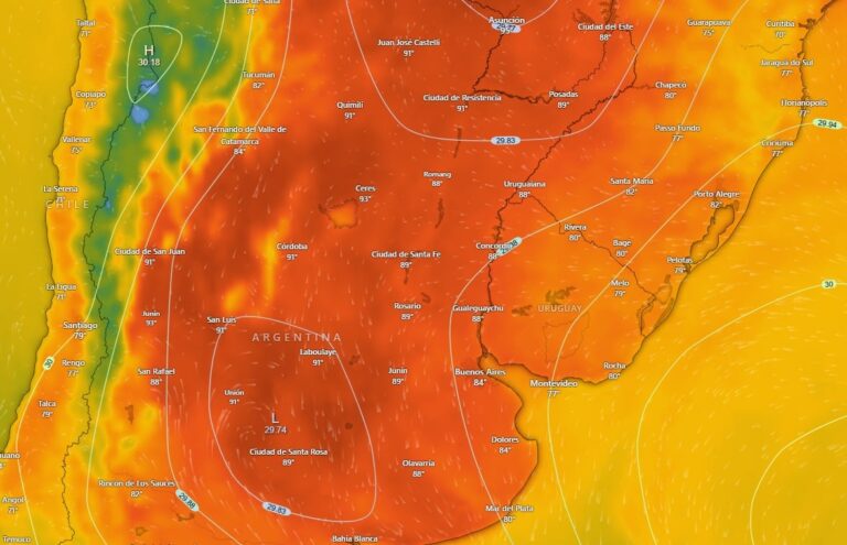 Hay alerta amarilla por altas temperaturas para este lunes 13 de enero: las provinciasafectadas