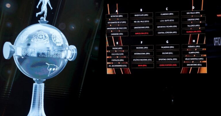 Copa Libertadores: grupo por grupo, el fixture completo con días y horarios