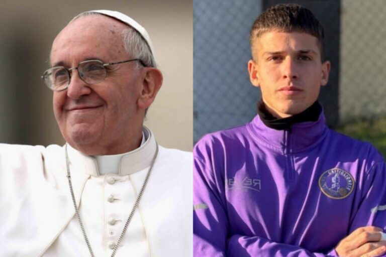 El familiar del Papa Francisco que es jugador profesional en el fútbol italiano
