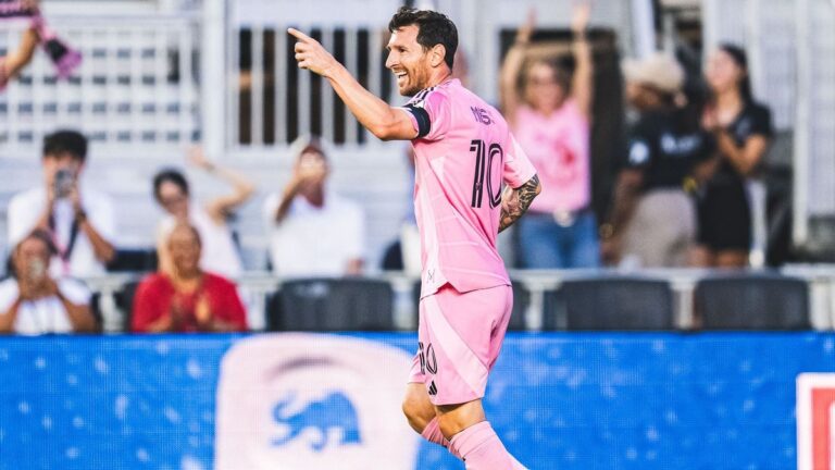 De la mano de Messi, Inter Miami goleó y escala en la MLS