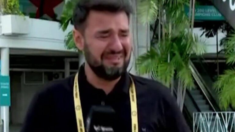 Tato Aguilera rompió en llanto en plena transmisión de TyC Sports: los motivos