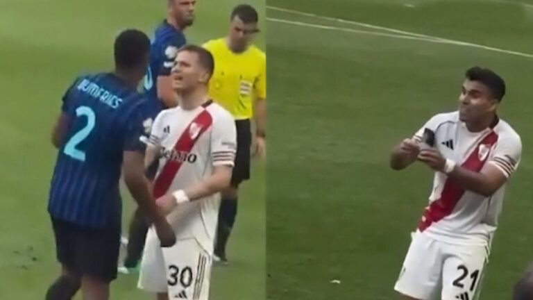 No se vio: el gesto oculto de Acuña que desató la furia de Dumfries en la eliminación de River