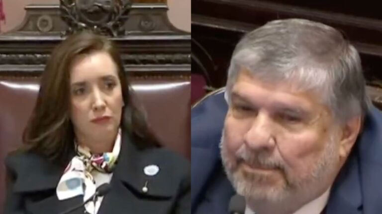 Máxima tensión en el Senado: José Mayans tuvo que explicarle el reglamento a Victoria Villarruel