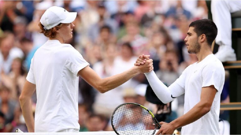 Carlos Alcaraz y Jannik Sinner se enfrentan en la final de Wimbledon
