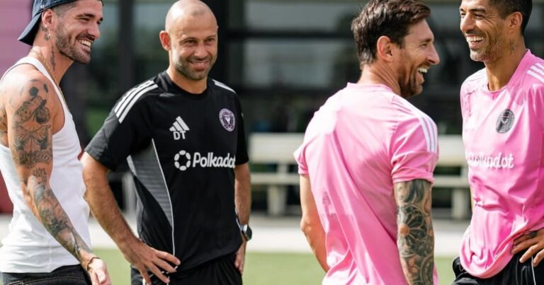 La cálida bienvenida de Lionel Messi a Rodrigo De Paul y el mensaje a los hinchas de Inter Miami