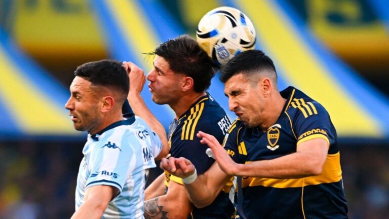 Boca reaccionó y empató el clásico ante Racing por 1-1 en la Bombonera por el Torneo Clausura