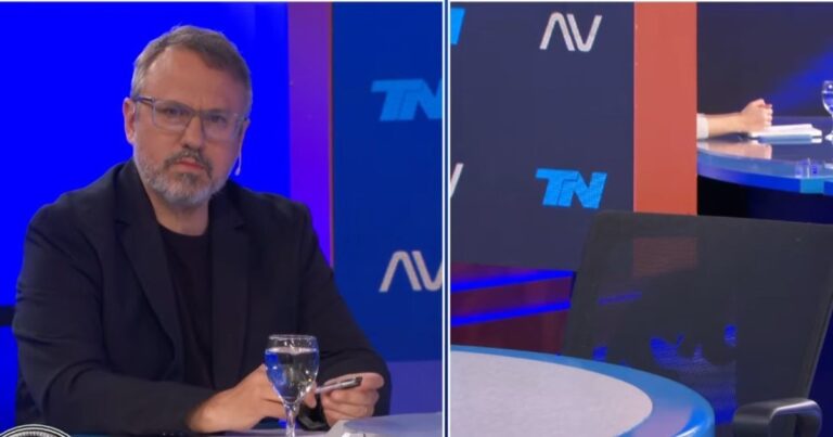 Faltazo de Gabriel Katopodis a un debate en TV con Diego Valenzuela: la foto de la silla vacía