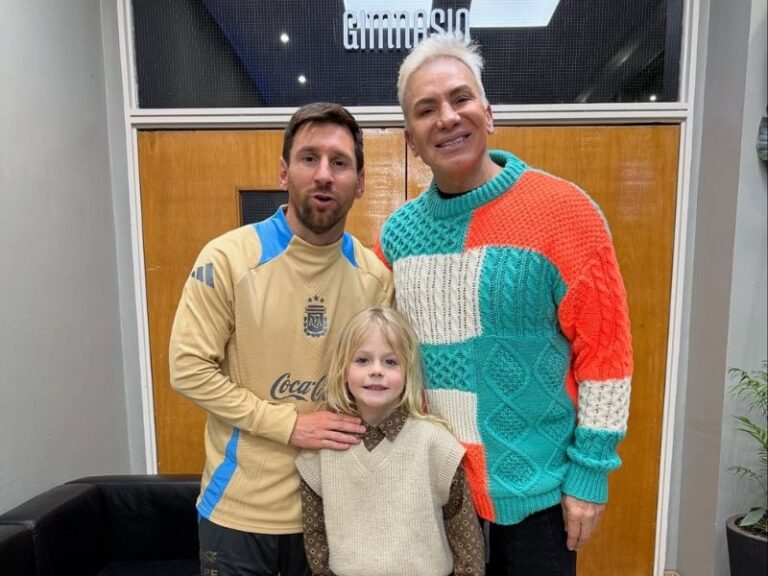 El hijo de Flavio Mendoza conoció a Lionel Messi: el video que emocionó a todos