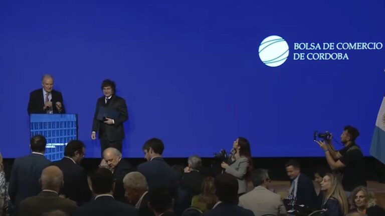 Las frases más destacadas del discurso de Javier Milei en la Bolsa de Comercio de Córdoba