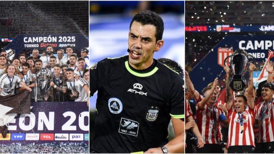 Leandro Rey Hilfer, el árbitro designado para dirigir el Trofeo de Campeones entre Platense y Estudiantes