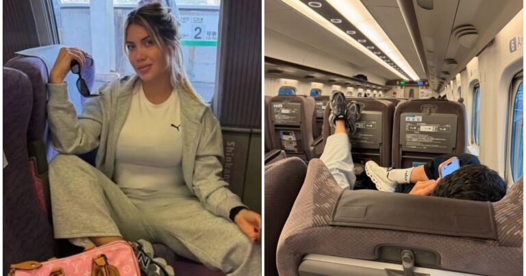 Turista argentina criticada por su actitud en tren bala japonés