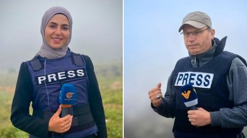 Ataque aéreo en Líbano mata a tres periodistas