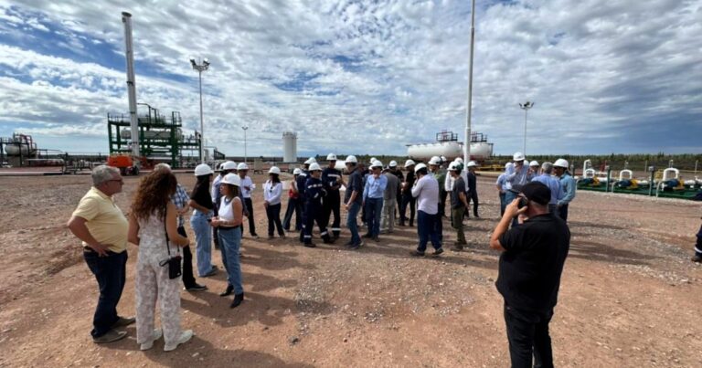 Vista aérea del Parque Industrial de Campo Grande en Río Negro