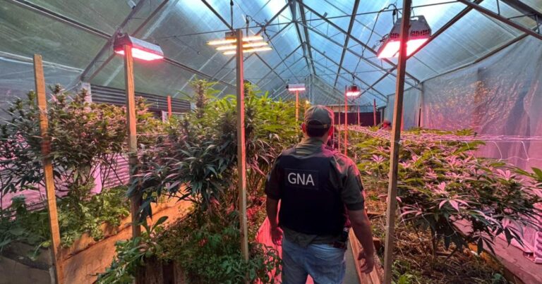 Operativo de Gendarmería Nacional en un barrio cerrado de Bariloche