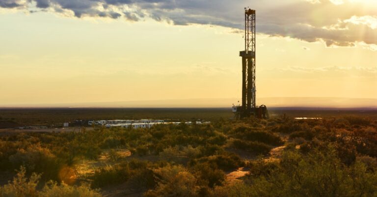 Mapa o instalación de la formación Vaca Muerta en la provincia de Neuquén