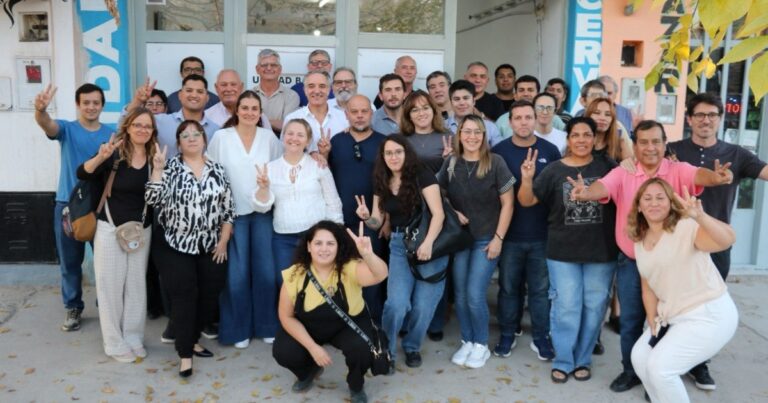 Reunión de dirigentes del Partido Justicialista de Río Negro en Cervantes.