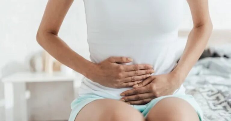 Ilustración conceptual del sistema digestivo y la microbiota intestinal