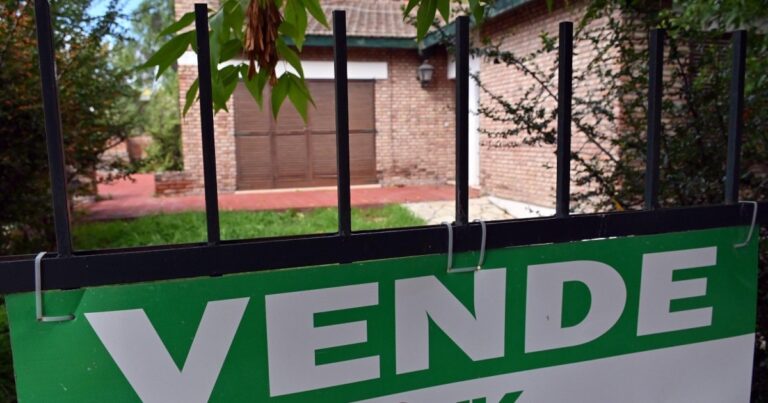 Gráfico de evolución de ventas de inmuebles en la provincia de Río Negro